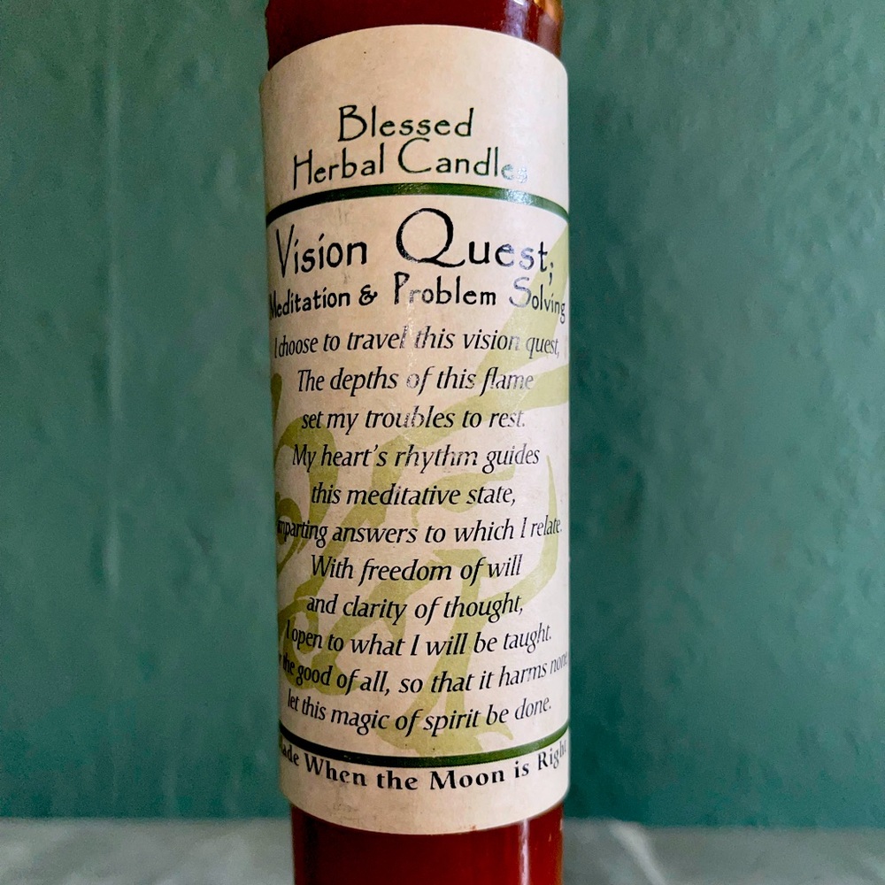 Vision Quest Blessed Candle 🕯